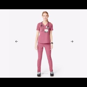 Figs Small Mauve Kochi pants